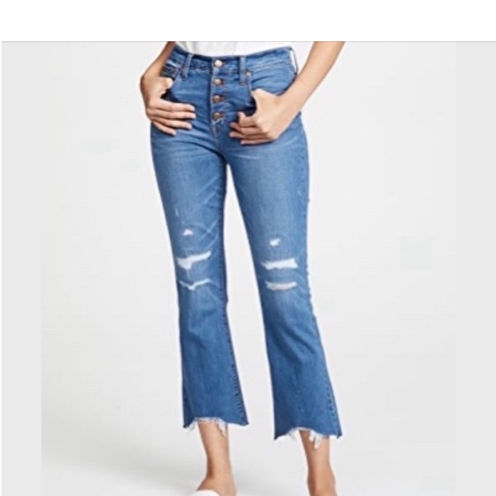 Madewell Cali Demi Boot Raw Hem  sz 27